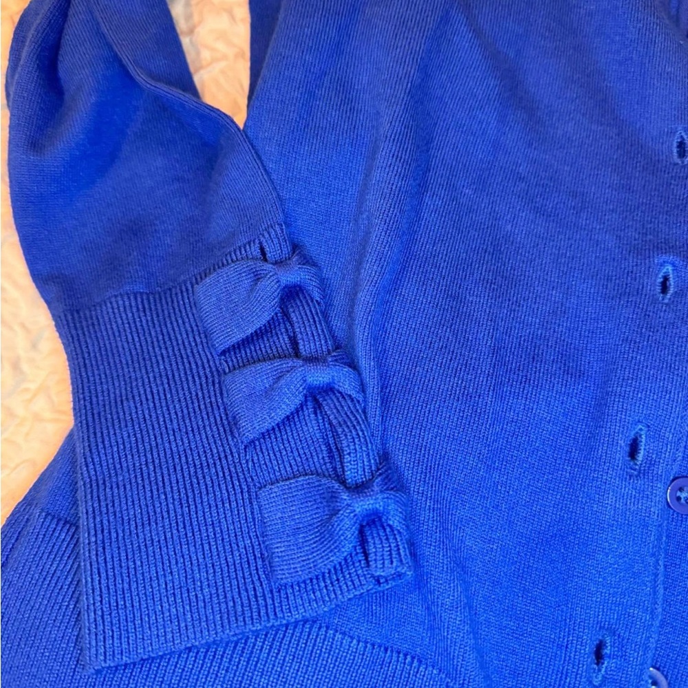 Jacob Women's Vibrant Blue Cardigan - Picture 3 of 4